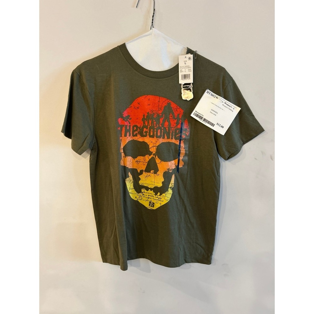 Goonies T-Shirt NEW L Green Army